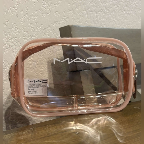 MAC 5 Item Cosmetics Set with Pink/Clear Cosmetic Bag, NEW, $80 MSRP - Picture 2 of 16